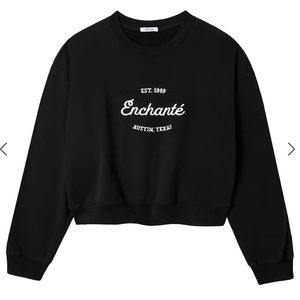ENCHANTÉ CROPPED CREWNECK - Large